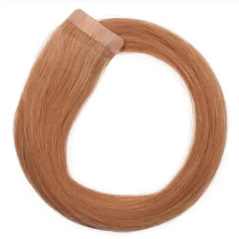 7.4 Medium Golden Blonde Straight Tape-Ins (100 grams)