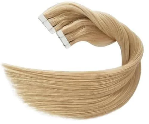 Bleach Blonde Straight Tape-Ins (100 grams)
